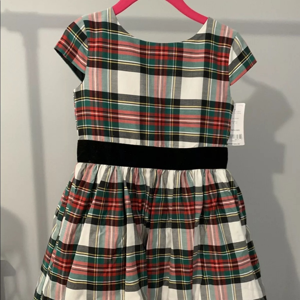 3T NWT Carter’s Holiday Plaid Dress With Bow